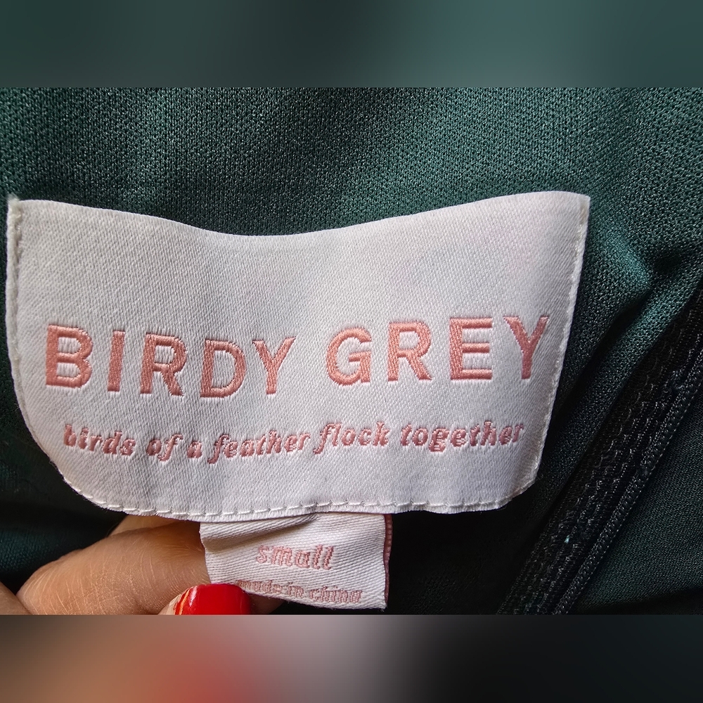 Birdy Grey Green Evening Gown - Picture 4 of 9